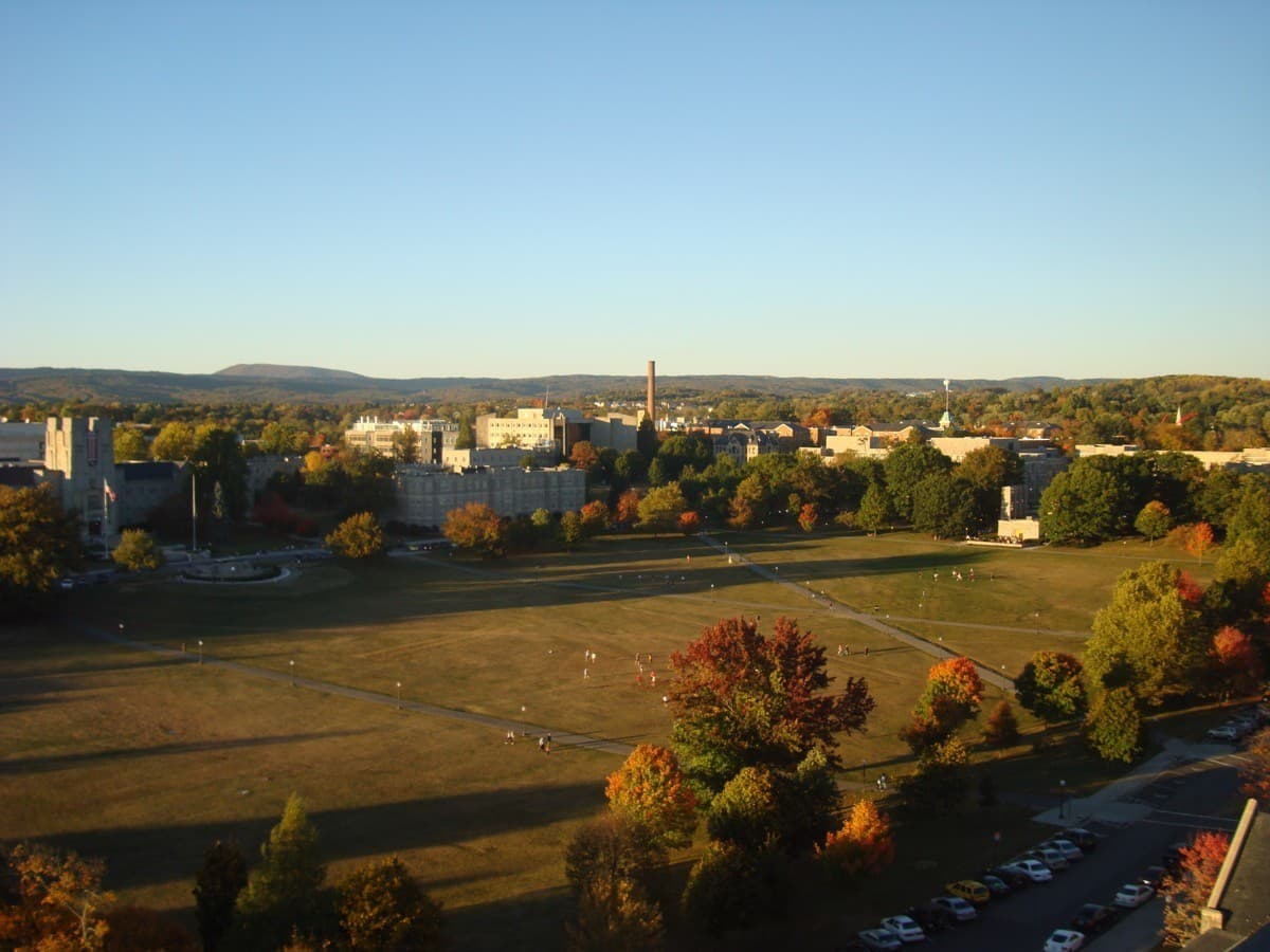 The Drillfield from Slusher Tower