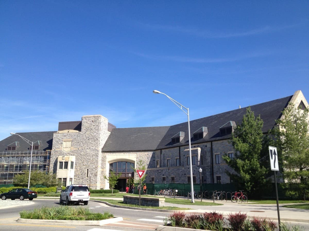 McComas Hall, the student recreation and fitness center