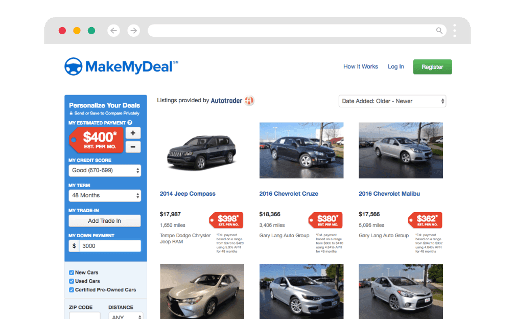 Private Car Negotiation Flow for AutoTrader's MakeMyDeal