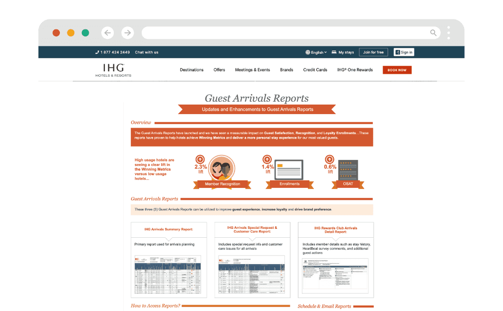 Guest Arrival CRM for Hotel Front Desk Teams at IHG