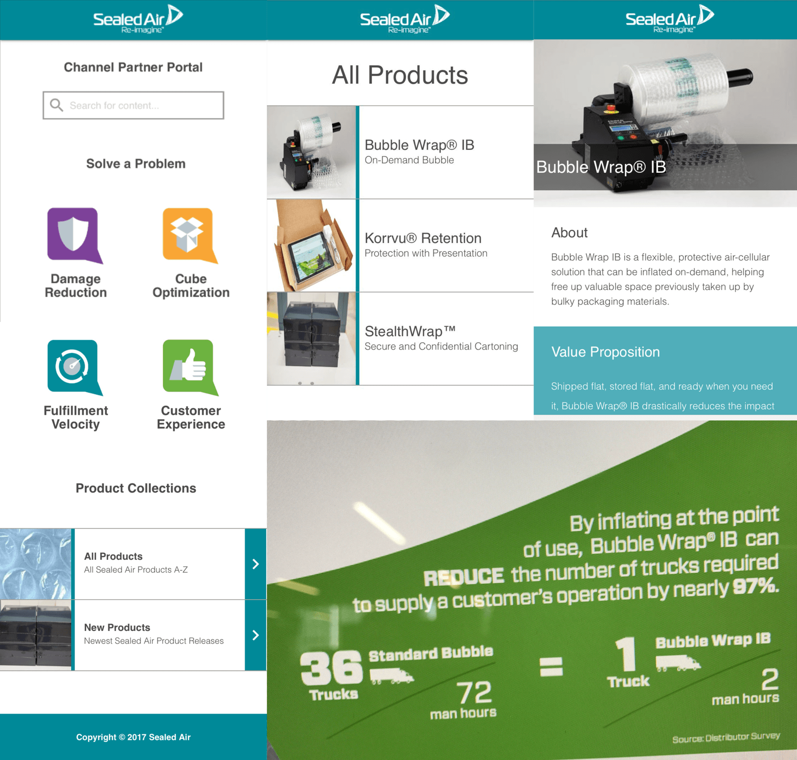 Mobile-responsive by design, because reps pull up Compass in parking lots and on customer sites, not at a desk.