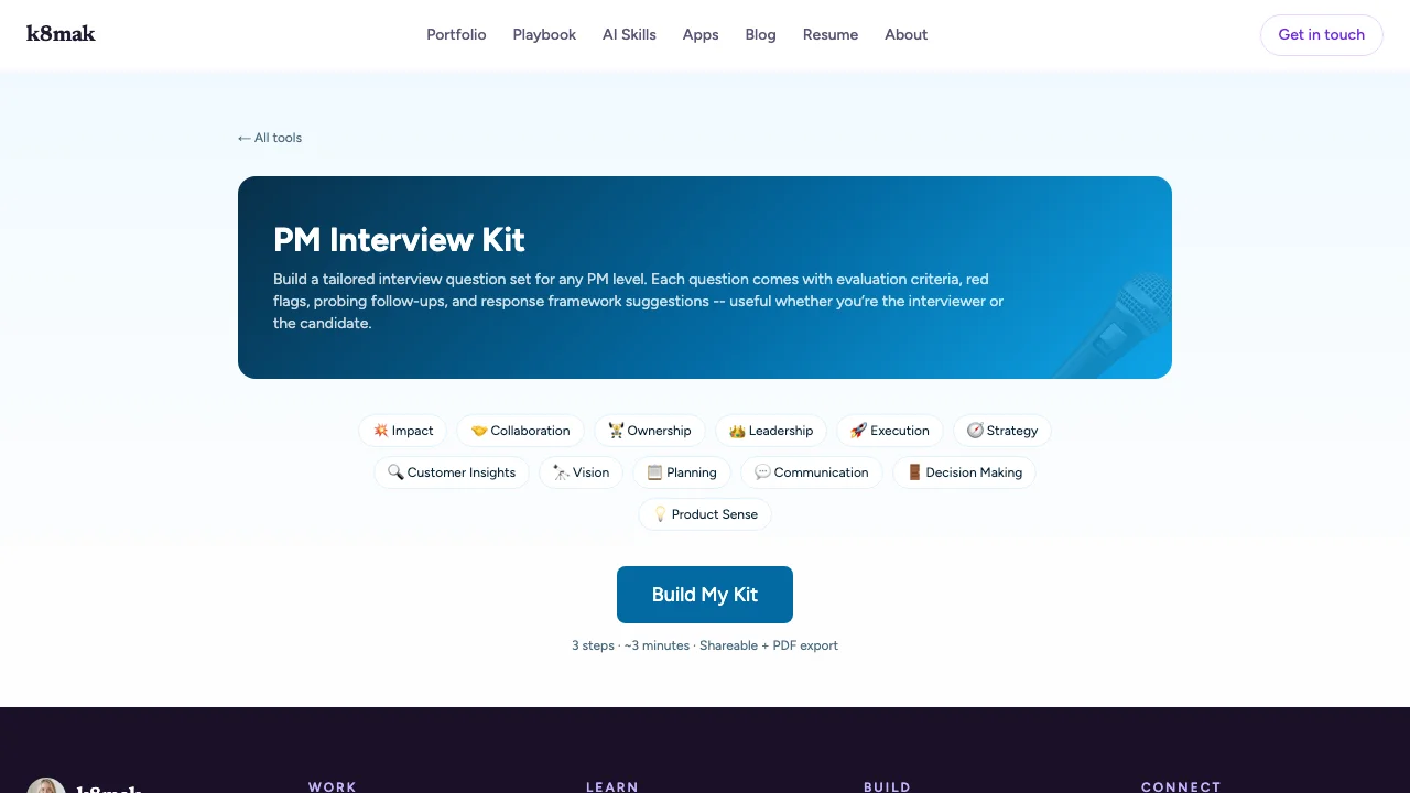 PM Interview Kit screenshot
