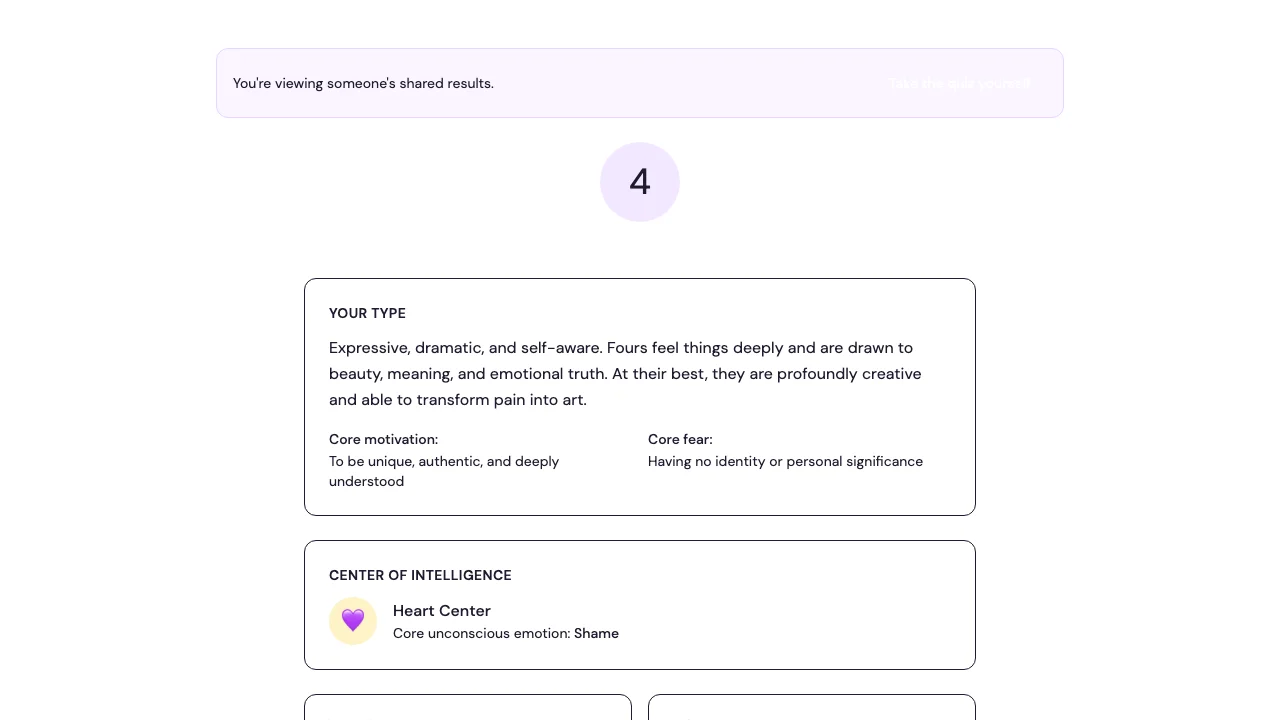 Personneagram screenshot