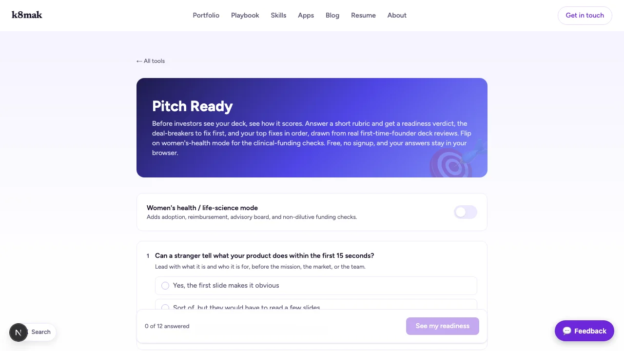 Pitch Ready screenshot