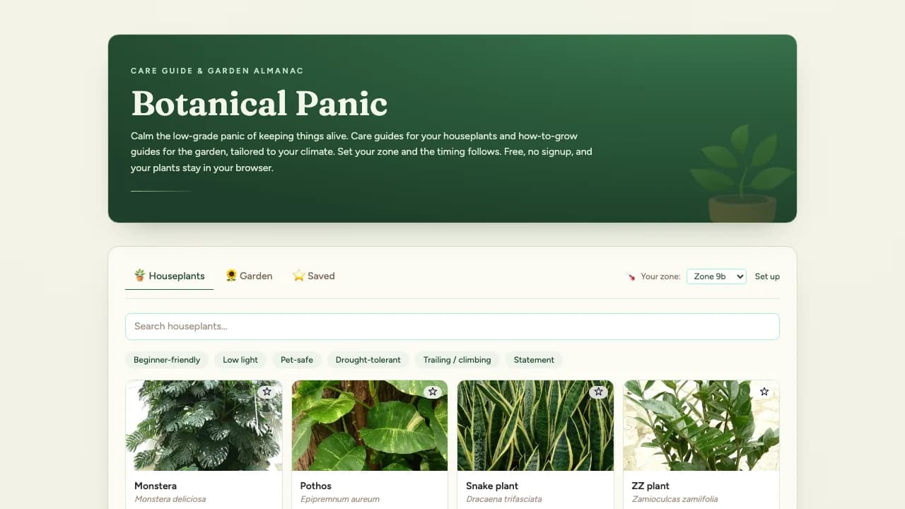Botanical Panic screenshot