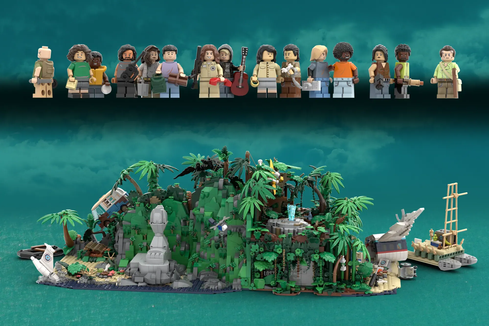 LEGO Ideas Lost: The Island fan design