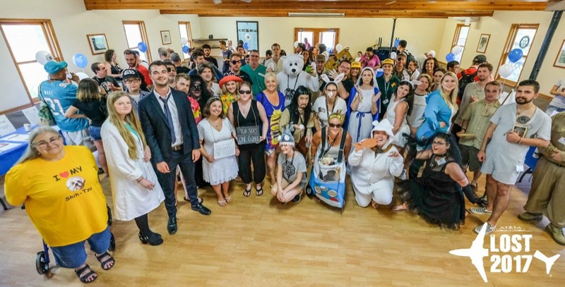LOST 2017 full group costume contest photo