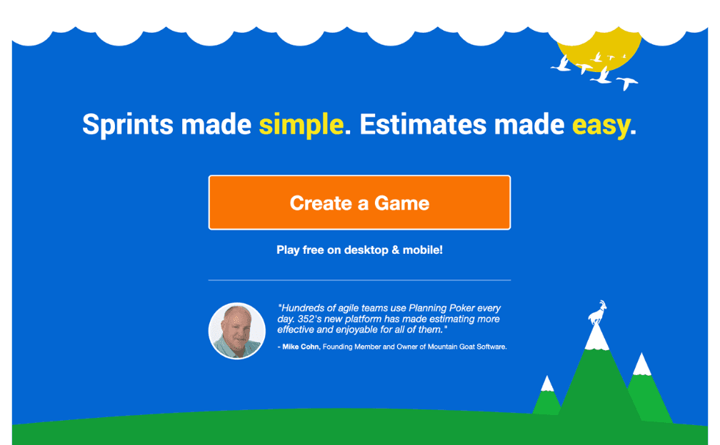 Agile Estimation Platform Redesign for PlanningPoker.com detail 3