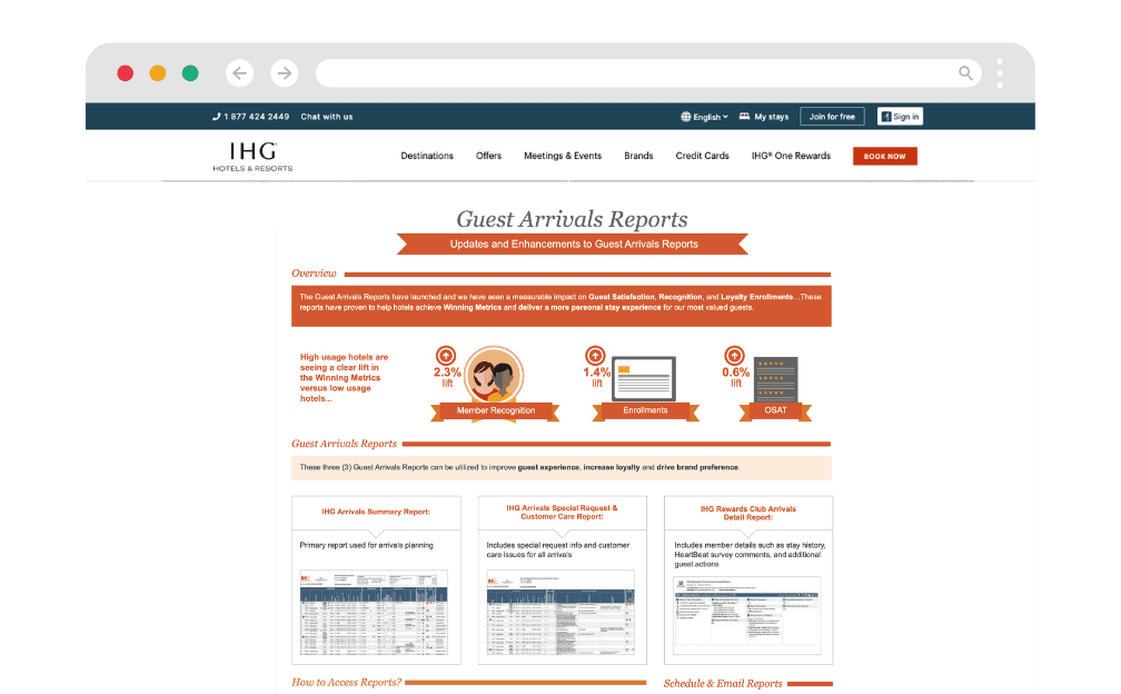 Guest Arrival CRM for Hotel Front Desk Teams at IHG