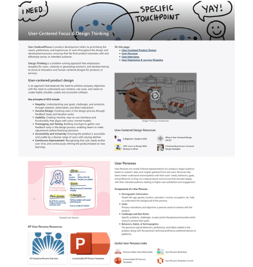 Building the Kaiser Permanente Product Practice Guide detail 2