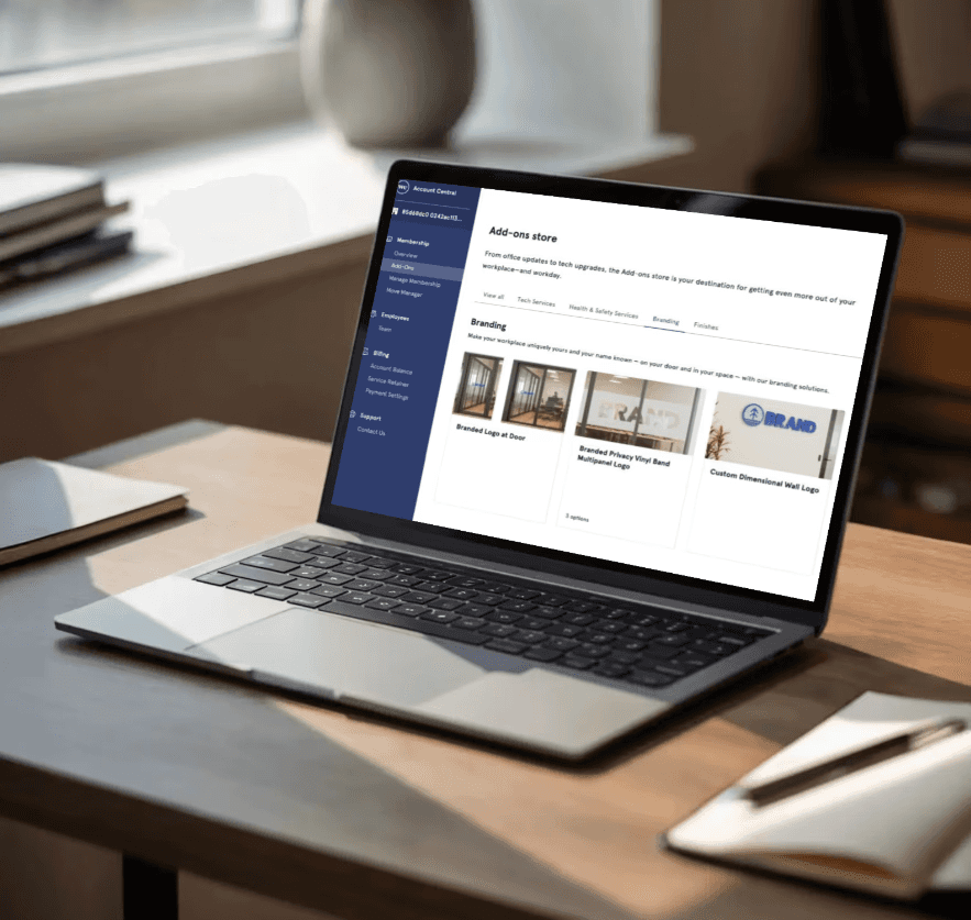 Member Add-Ons Platform for WeWork Locations